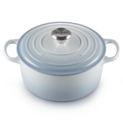 Le Creuset Cast Iron Signature Round Casserole 24cm Coastal BlueCoastal Blue image number 2